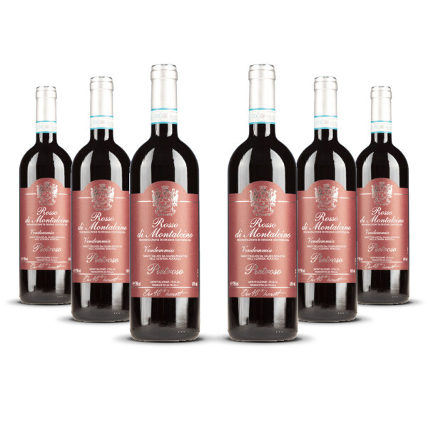 Pietroso Rosso di Montalcino DOC 2023er Toskana (6 x 0,75l)