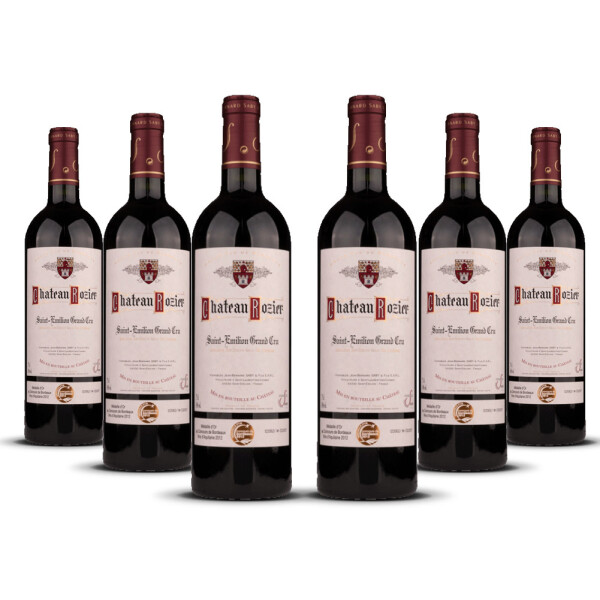 Château Rozier Saint Emilion Grand Cru 2022er Bordeaux (6 x 0,75l)