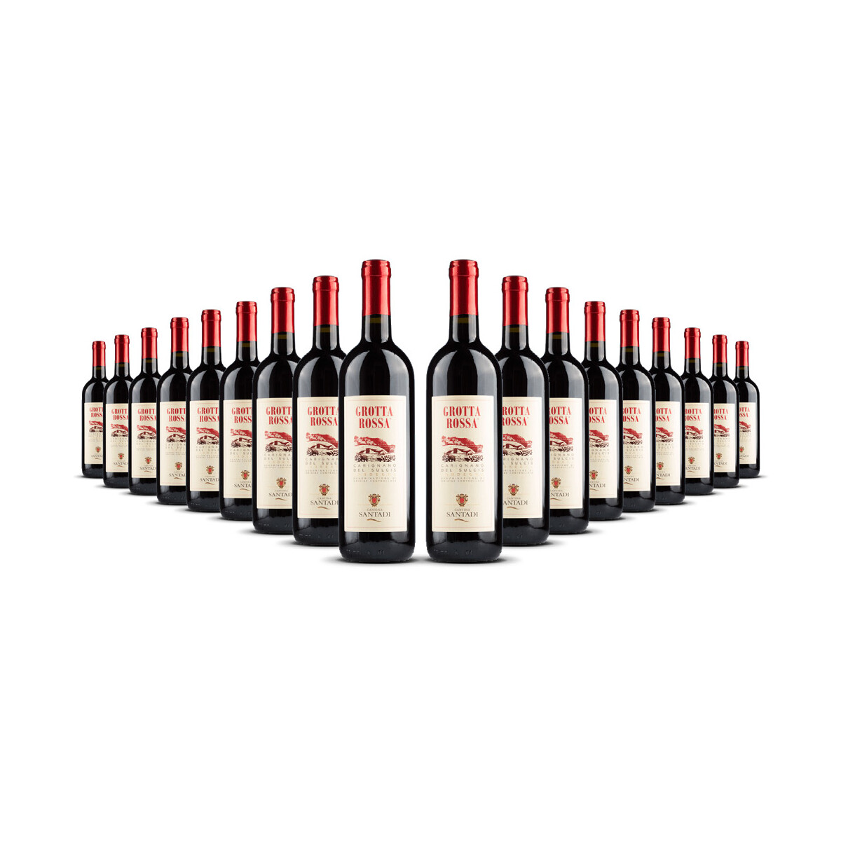 Santadi Grotta Rossa Carignano 2023er Sardinien (18 x 0,75l)