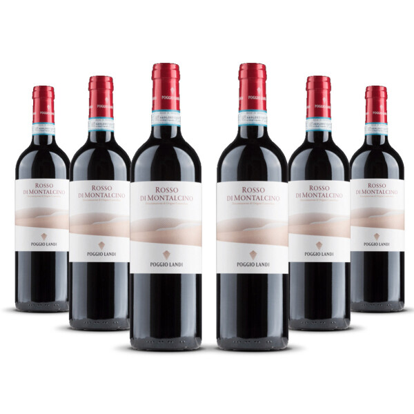Poggio Landi Rosso di Montalcino Dievole (bio) 2023er Toskana (6 x 0,75l)