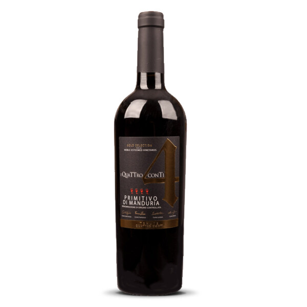 Quattro Conti Primitivo Manduria Gold 2023er Apulien (1 x 0,75l)