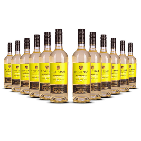 Casa Ermelinda Flor de la Mar Sauvignon Blanc 2024er Regional Península de Setúbal (12 x 0,75l)