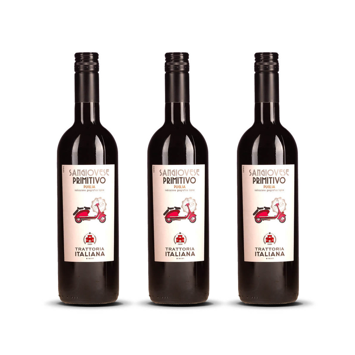 Trattoria Sangiovese / Primitivo IGT Puglia 2024er...