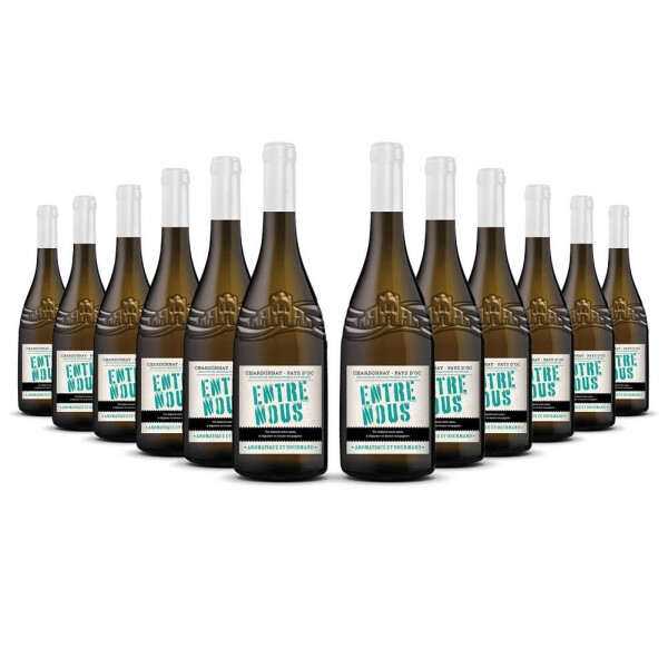 Entre Nous Pays dOc Chardonnay 2024er Süd-Frankreich (12 x 0,75l)