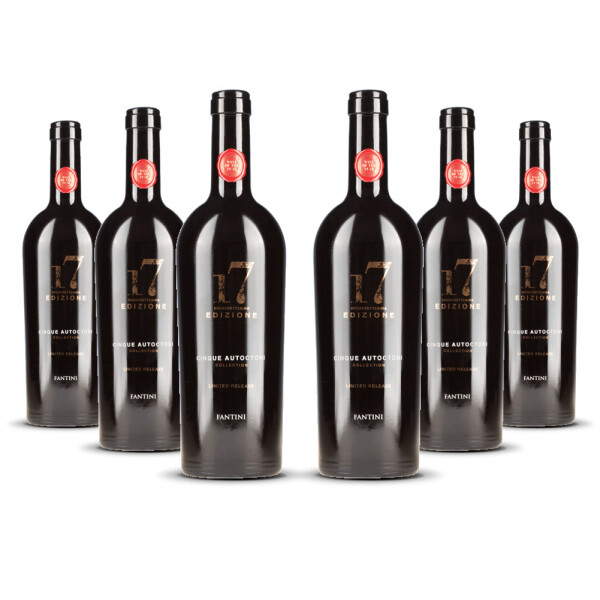 Edizione Cinque Autoctoni Vino Rosso Limited Release 2023er Apulien (6 x 0,75l)