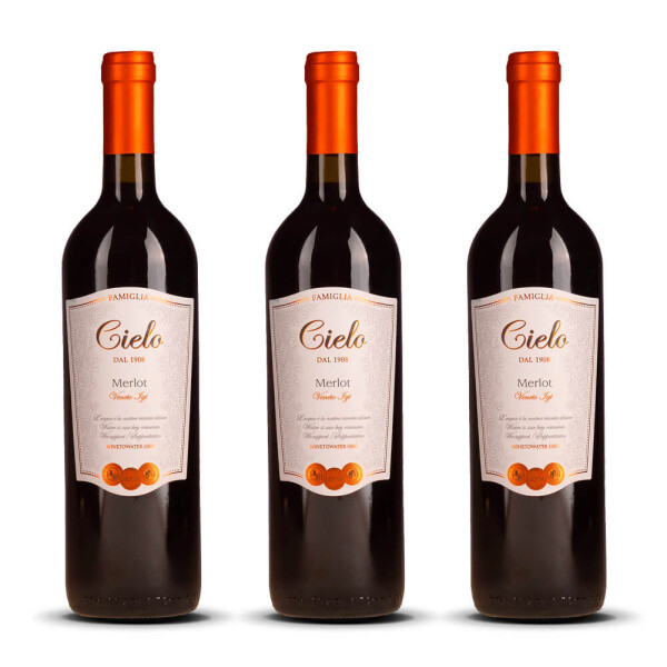 Cielo Merlot IGT Veneto 2023er Veneto (3 x 0,75l)