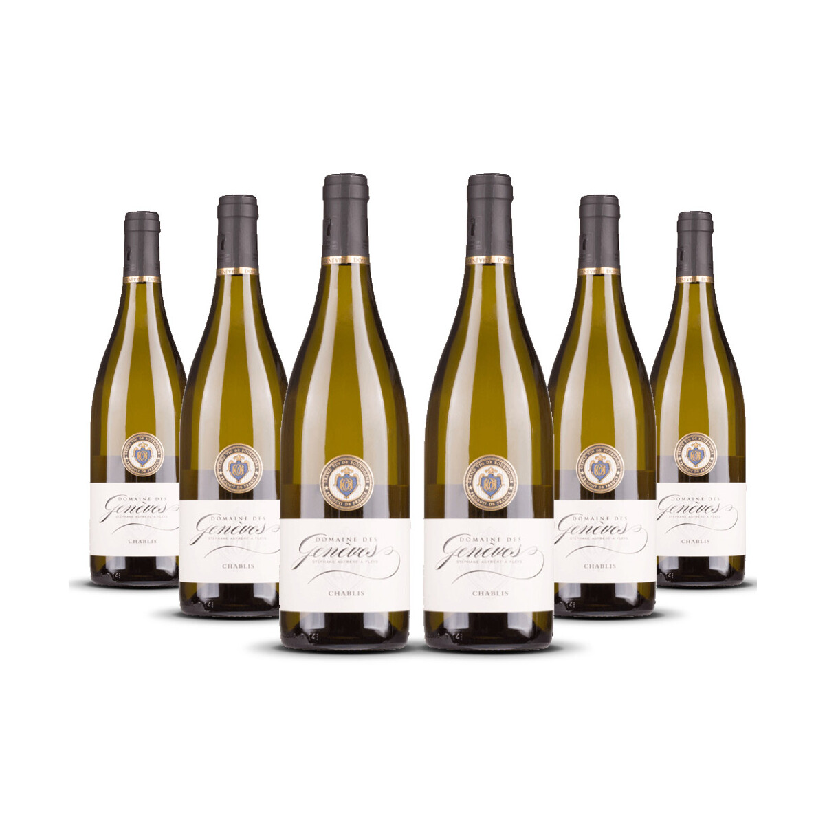 Domaine des Genèves Chablis 2023er Burgund (6 x...