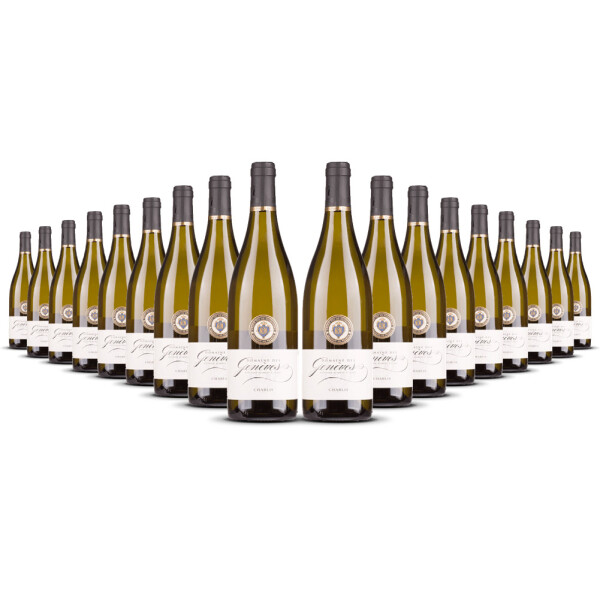 Domaine des Genèves Chablis 2023er Burgund (18 x 0,75l)