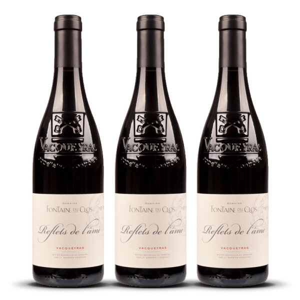 Domaine Fontaine du Clos Reflets Vacqueyras 2023er Côtes du Rhône (3 x 0,75l)