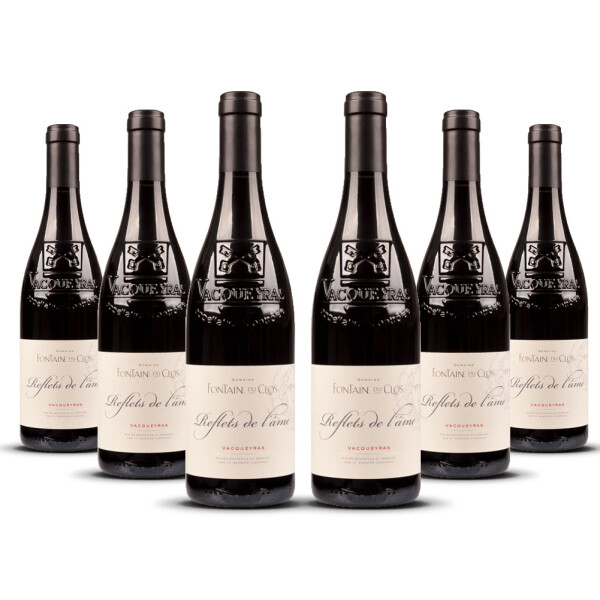 Domaine Fontaine du Clos Reflets Vacqueyras 2023er Côtes du Rhône (6 x 0,75l)
