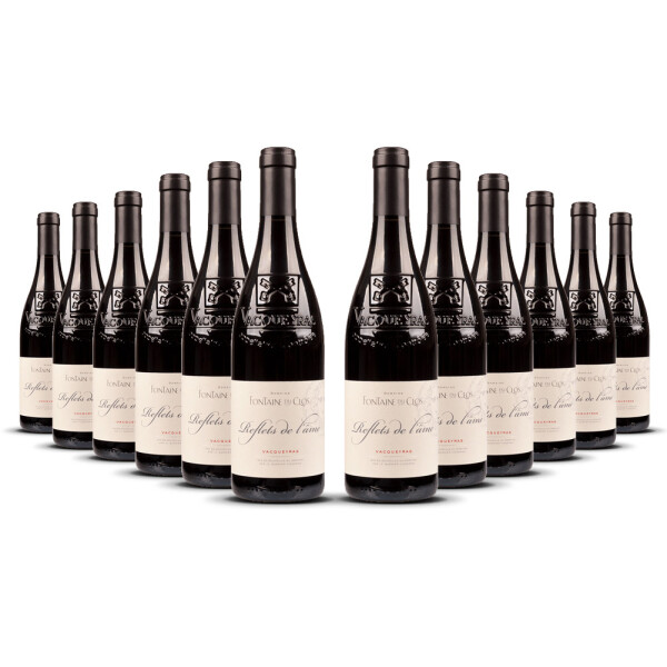 Domaine Fontaine du Clos Reflets Vacqueyras 2023er Côtes du Rhône (12 x 0,75l)
