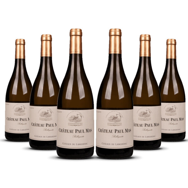 Château Paul Mas Parcelle Belluguette Languedoc Blanc 2024er Süd-Frankreich (6 x 0,75l)