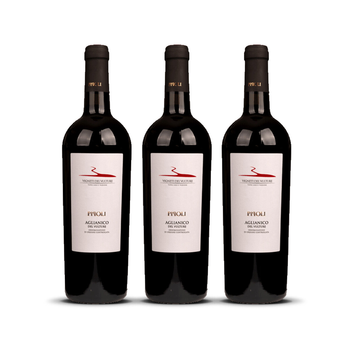 Pipoli Rosso Aglianico Basilicata 2022er Basilikata (3 x...