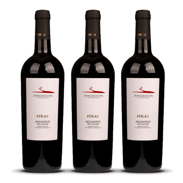 Pipoli Rosso Aglianico Basilicata 2022er Basilikata (3 x 0,75l)