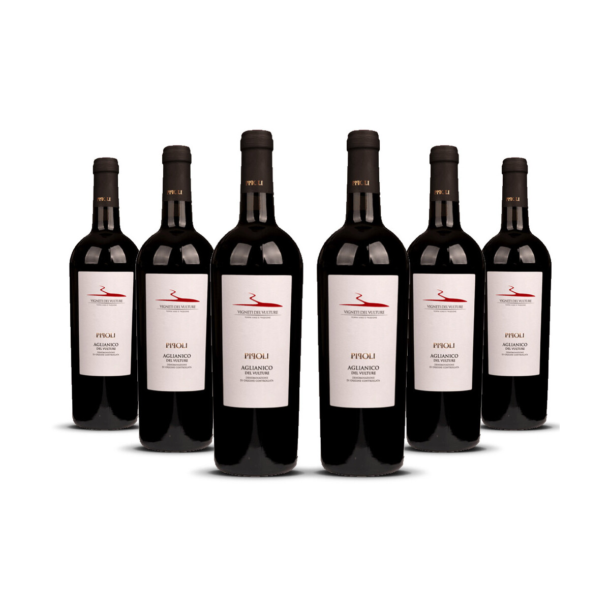 Pipoli Rosso Aglianico Basilicata 2022er Basilikata (6 x...