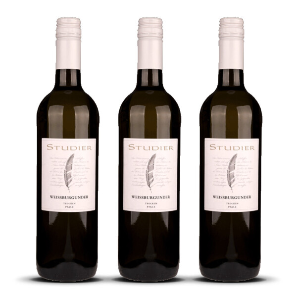 Studier Weissburgunder (bio) 2024er Pfalz (3 x 0,75l)