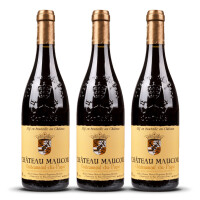 Château Maucoil Châteauneuf-du-Pape Rouge (bio) 2022er Côtes du Rhône (3 x 0,75l)