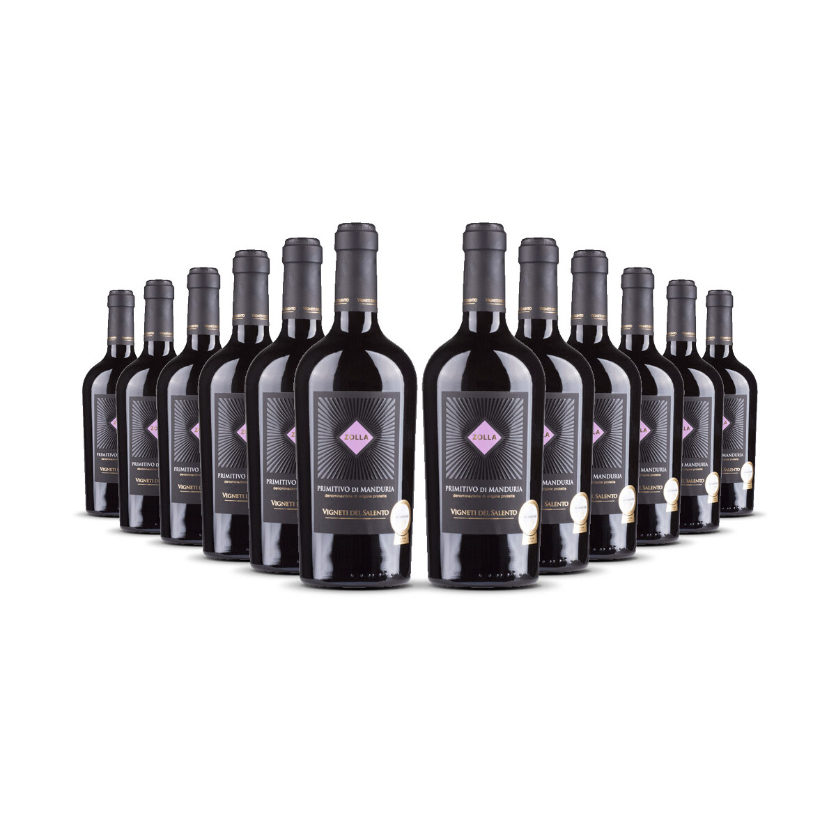 Zolla Primitivo di Manduria 2024er Apulien (12 x 0,75l)