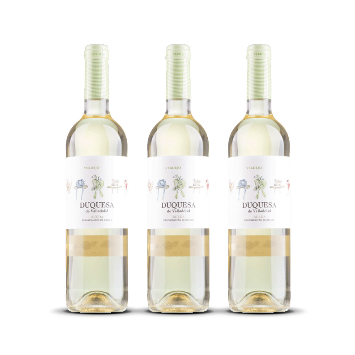 Duquesa de Valladolid Rueda Verdejo 2024er Rueda (3 x 0,75l)