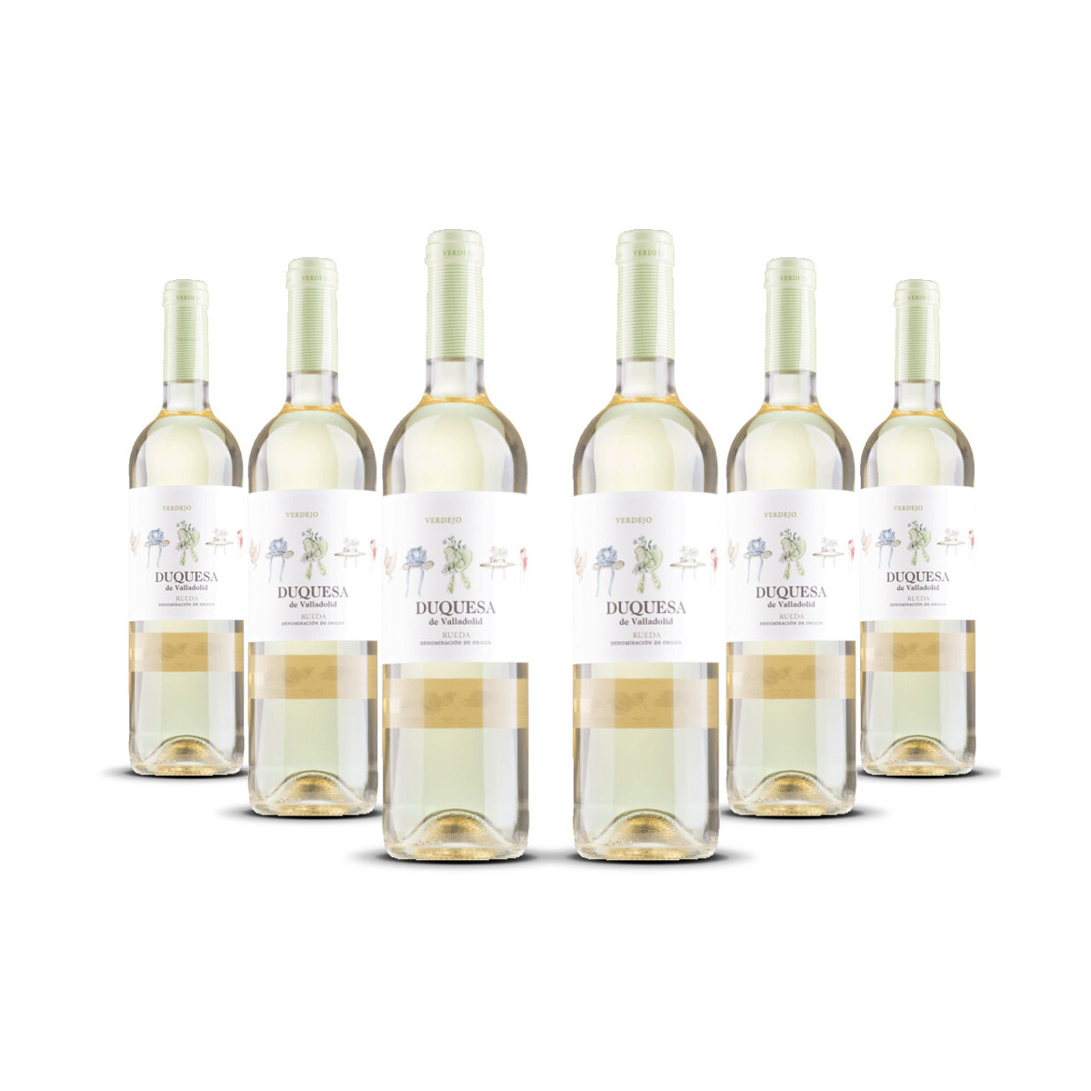 Duquesa de Valladolid Rueda Verdejo 2024er Rueda (6 x 0,75l)