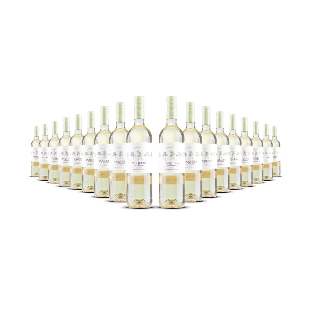 Duquesa de Valladolid Rueda Verdejo 2024er Rueda (18 x...