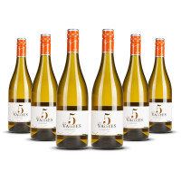 Les 5 Vallées Chardonnay VdF 2024er Süd-Frankreich (6 x 0,75l)