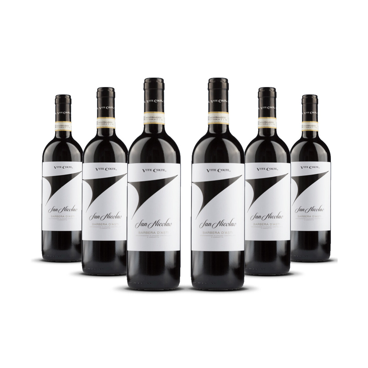 Vite Colte San Nicolao Barbera dAsti 2024er Piemont (6 x...