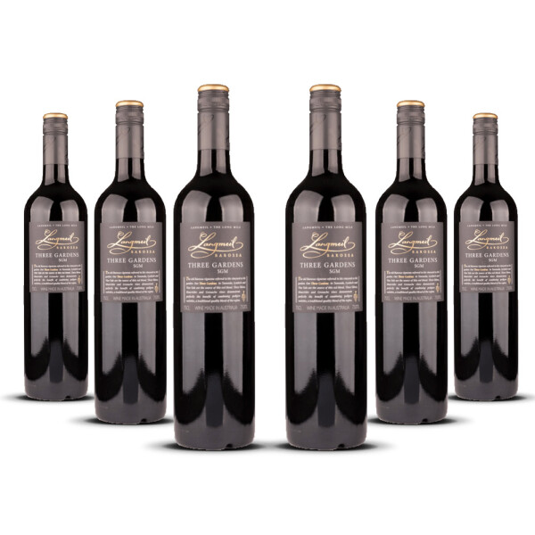 Langmeil Three Gardens Shiraz Mataro Grenache 2023er Barossa (6 x 0,75l)