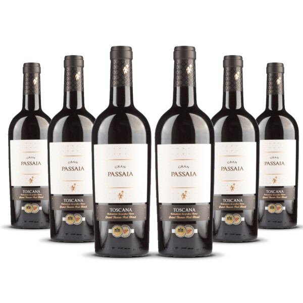 Cielo Gran Passaia Rosso Toscano 2023er Toskana (6 x 0,75l)