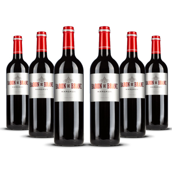 Baron de Brane Cantenac Margaux 2020er Bordeaux (6 x 0,75l)