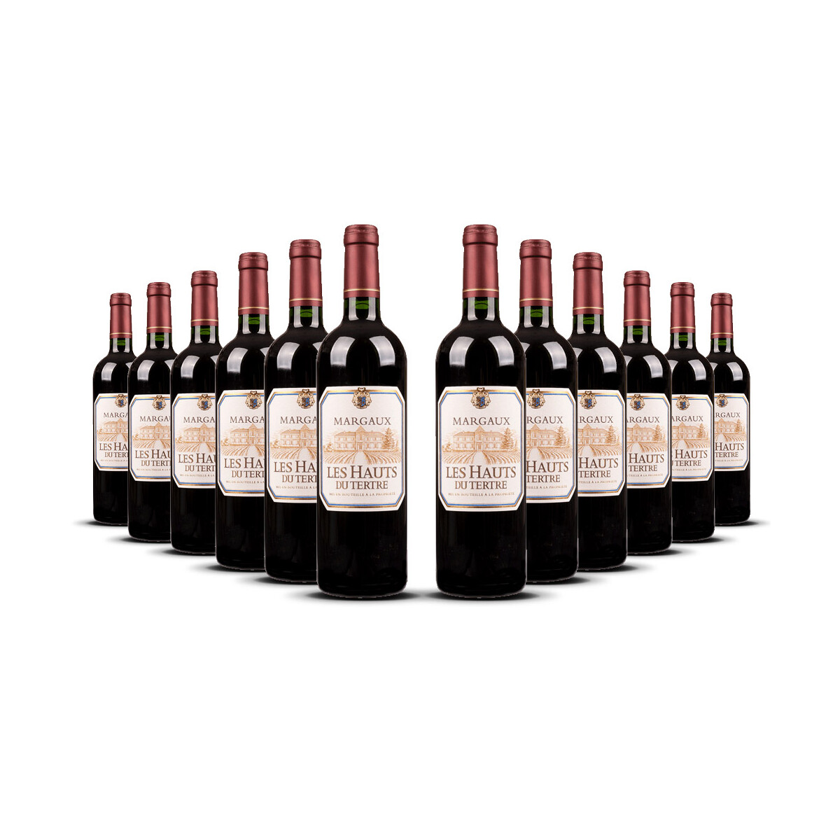 Les Hauts du Tertre Margaux 2022er Bordeaux (12 x 0,75l)