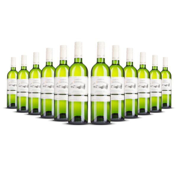 Château Les Fontenelles Bergerac Blanc Sec 2024er Bordeaux (12 x 0,75l)