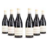 Château La Nerthe Châteauneuf du Pape Rouge Organic 2022er Côtes du Rhône (6 x 0,75l)