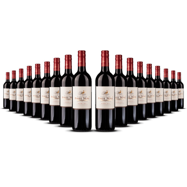 Paul Mas Classique Merlot 2024er Süd-Frankreich (18 x 0,75l)