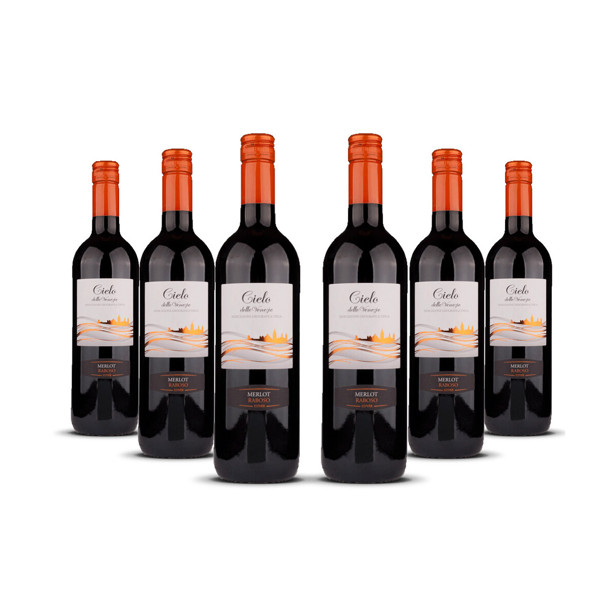 Cielo Via Mare Merlot/Raboso IGT 2024er Veneto (6 x 0,75l)