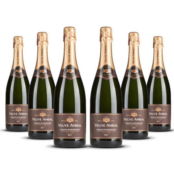 Veuve Ambal Crémant de Bourgogne Millésime Brut 2023er Burgund (6 x 0,75l)