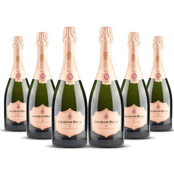 Graham Beck MCC Pinot Noir Rosé Vintage 2019er Robertson (6 x 0,75l)