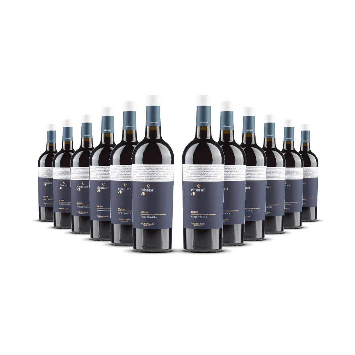 Vigneti Zabu Chiantari Nero dAvola 2024er Sizilien (12 x...