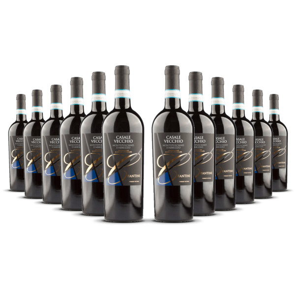 Casale Vecchio Montepulciano dAbruzzo (black) 2023er Abruzzen (12 x 0,75l)