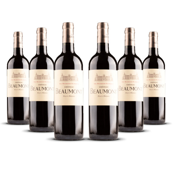 Château Beaumont Haut-Médoc Cru Bourgeois 2022er Bordeaux (6 x 0,75l)