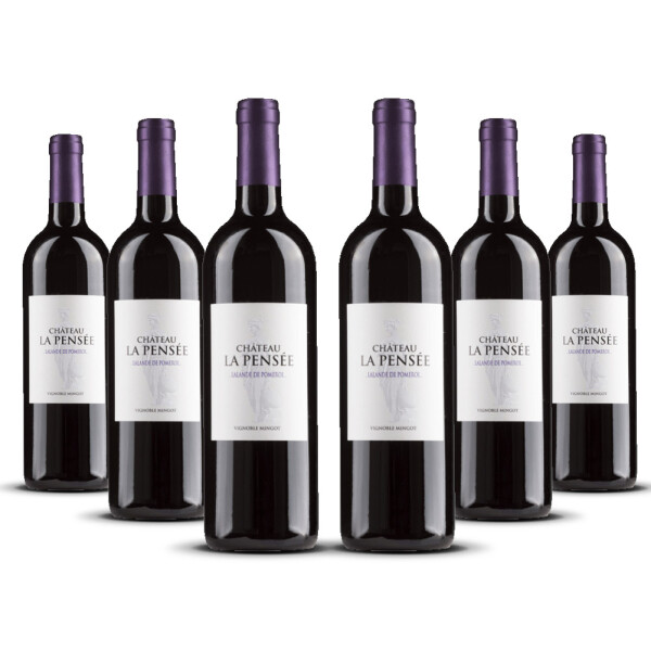 Château La Pensée Lalande Pomerol 2022er Bordeaux (6 x 0,75l)