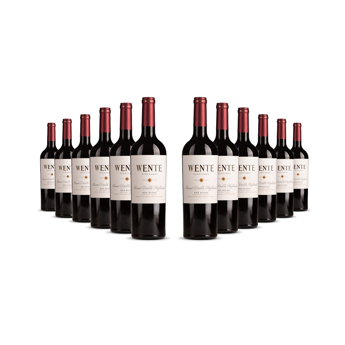 Wente Diablo Highlands Red Blend 2022er Kalifornien (12 x...