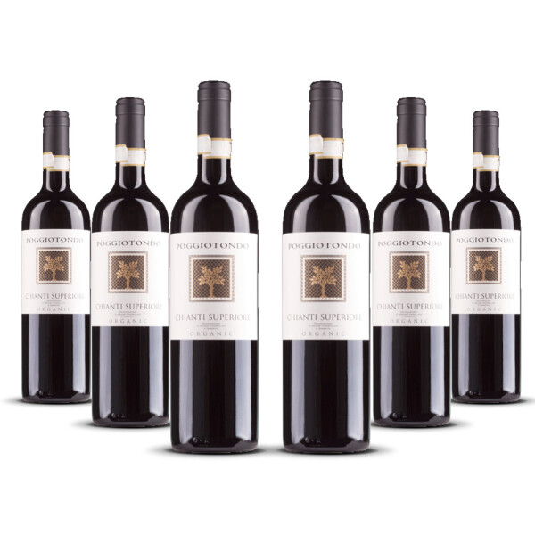 Poggiotondo Chianti Superiore DOCG (bio) 2024er Toskana (6 x 0,75l)