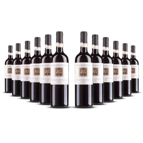 Poggiotondo Chianti Superiore DOCG (bio) 2024er Toskana (12 x 0,75l)