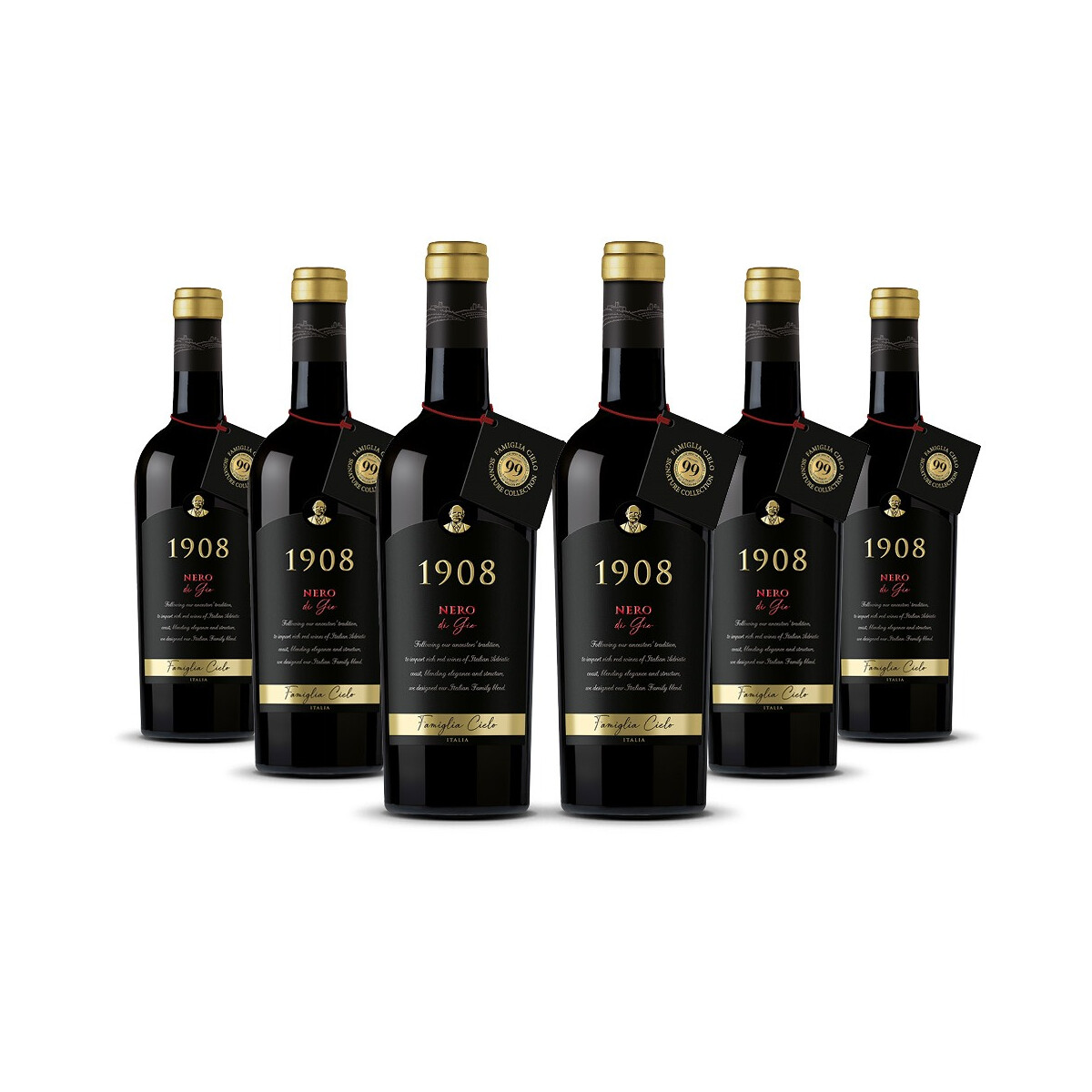 Cielo 1908 Nero di Gio 2022er Apulien (6 x 0,75l)