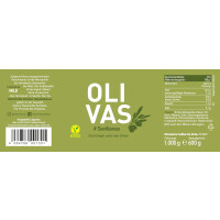 OLIVAS Sevillanas - Milde Manzanilla Oliven aus Sevilla - das Original - 600g ATG