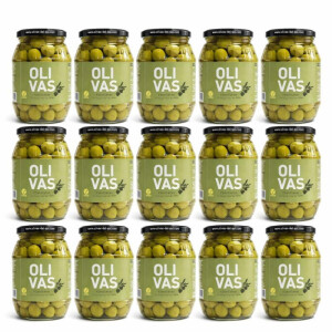 15er Set * OLIVAS Sevillanas - Milde Manzanilla Oliven aus Sevilla - das Original - 600g ATG