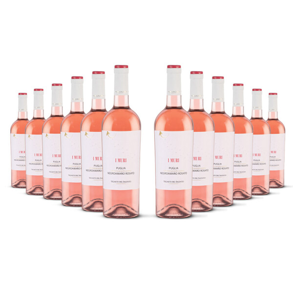 I Muri Puglia Negroamaro Rosato 2025er Apulien (12 x 0,75l)