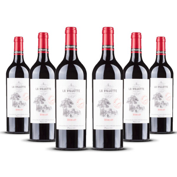 La Villette Merlot VdF 2024er Süd-Frankreich (6 x 0,75l)