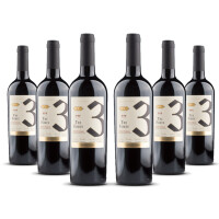 Quattro Conti Tre Forte Rosso Puglia 2025er Apulien (6 x 0,75l)